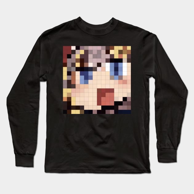 Jeanne pixel Long Sleeve T-Shirt by Fotocynthese art